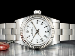 Rolex Oyster Perpetual Lady 24 Bianco Oyster White Milk Roman 67194